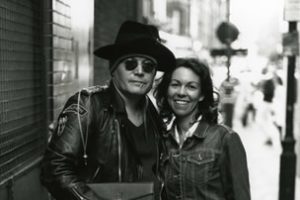 Adam Ant with Lou, Soho, London