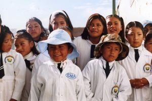 Dressed for school, Uyuni, Bolivia