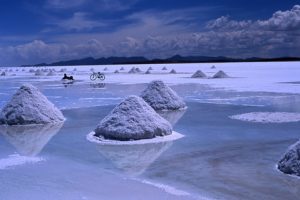 Salt flats, Uyuni, Bolivia